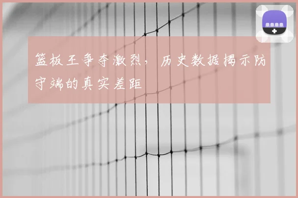 篮板王争夺激烈，历史数据揭示防守端的真实差距