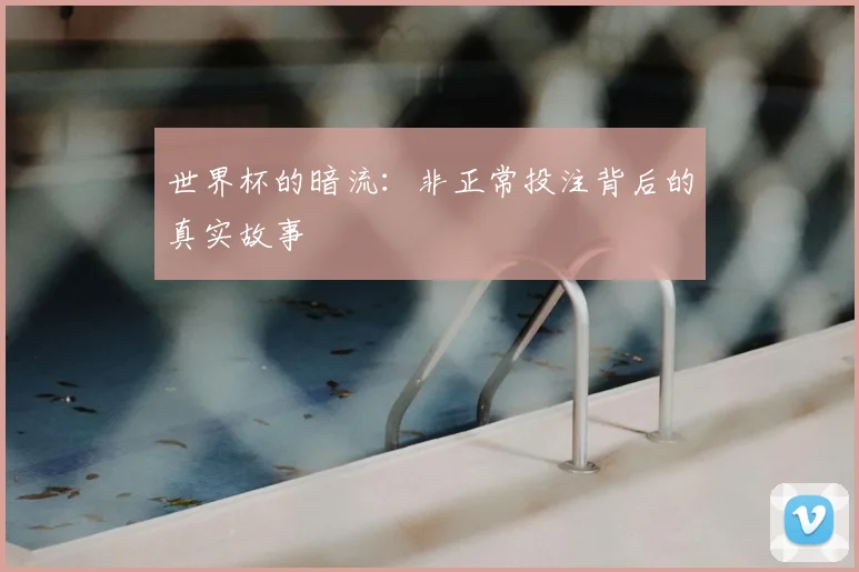 世界杯的暗流：非正常投注背后的真实故事