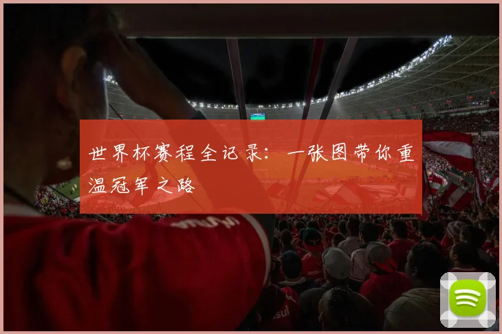 世界杯赛程全记录：一张图带你重温冠军之路