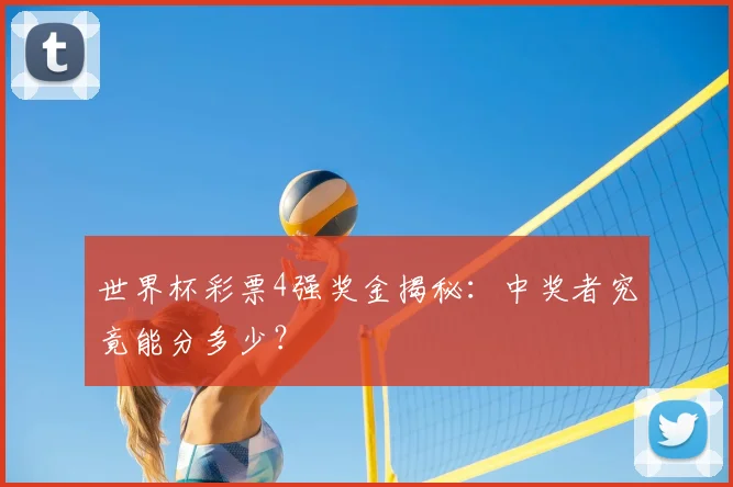 世界杯彩票4强奖金揭秘：中奖者究竟能分多少？